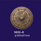 고대 청동색 폴리우레탄 천장 큰 메달, 장식적인 고약 큰 메달 형